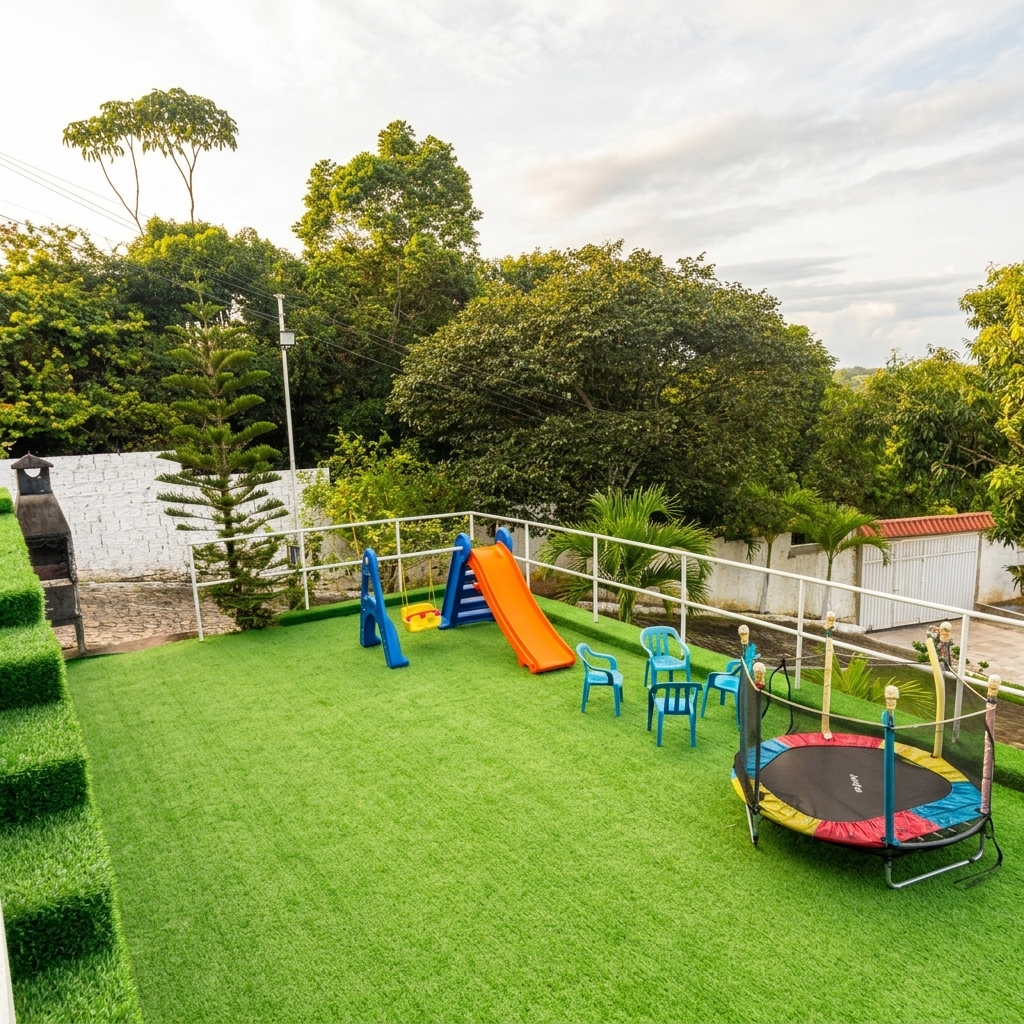 Espaço para aniversários na Chácara Boa Vista